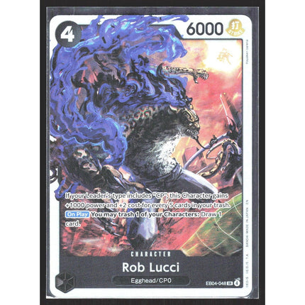 Rob Lucci Adventure on Kami's Island #EB04-048 Super Rare