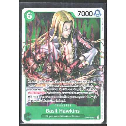 Basil Hawkins Premium Booster -The Best- Vol. 2 #OP07-029 Super Rare