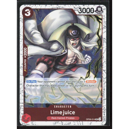 Limejuice (Pirate Foil) Premium Booster -The Best- Vol. 2 #OP09-014 Uncommon