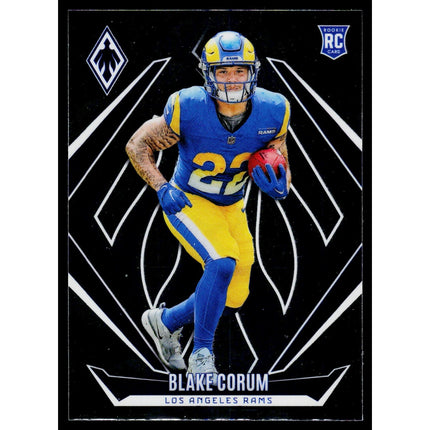 Blake Corum 2024 Panini Phoenix #158 RC Los Angeles Rams