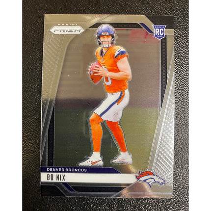 2024 Panini Prizm Bo Nix #309 Rookie Card Broncos