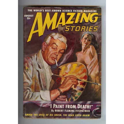 AMAZING STORIES – August 1949 – Ziff-Davis – Pulp Magazine