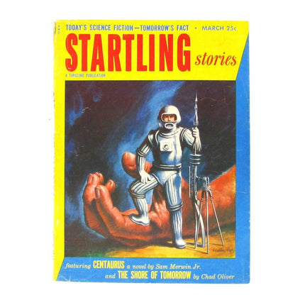 Startling Stories March 1953 Pulp Magazine Better Publications Walter Popp Cover