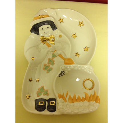 Lenox Occasions Halloween Witch Divided Server #6340087 — NIB