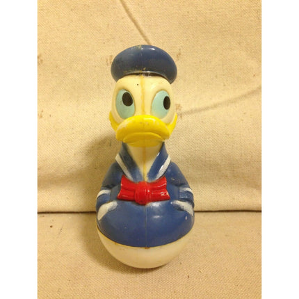Vintage 1975 Disney Donald Duck Small Wobble Rattle Toy