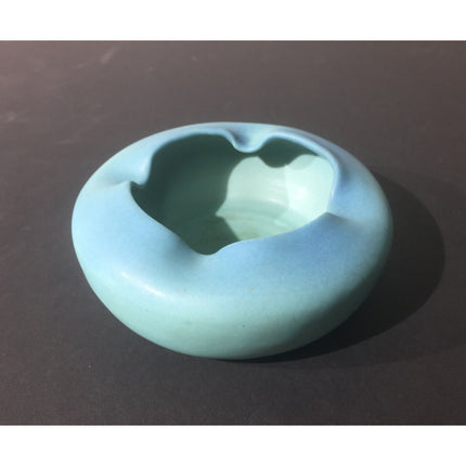 Van Briggle Pottery Bowl Vase – Bluish Green #20 Marking