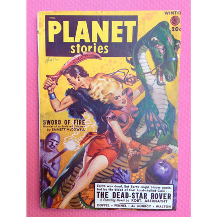 PLANET STORIES – Winter 1949 – Fiction House – Pulp Magazine