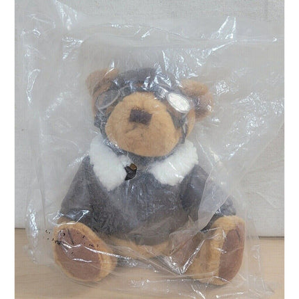 Vintage US Airways Pilot Teddy Bear – Aviator Bomber Jacket Plush, Sealed