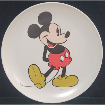 Vintage 1970s Mickey Mouse Walt Disney Productions 9" Melamine Plastic Plate