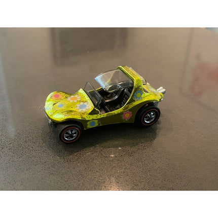 1970 Hot Wheels Redline “Sand Crab” Spectraflame Yellow Die-Cast Car Toy