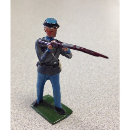Vintage Britains Ltd. Hollow Lead Soldier Figure w/ Rifle