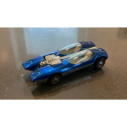 1969 Hot Wheels Splittin Image Blue Spectraflame Diecast Car Toy