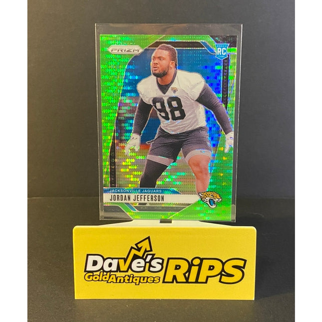 Jordan Jefferson 24 Prizm 358 Neon Green
