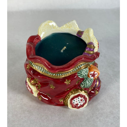 Fitz & Floyd Essentials Toy Bag Candlecup in Box