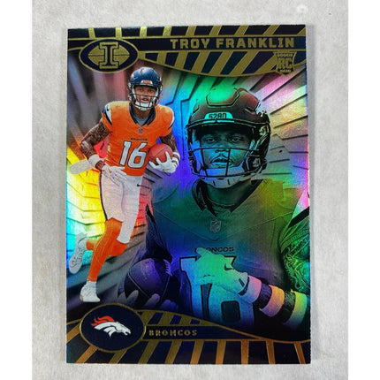 2024 Panini Illusions Troy Franklin RC #24 Denver Broncos
