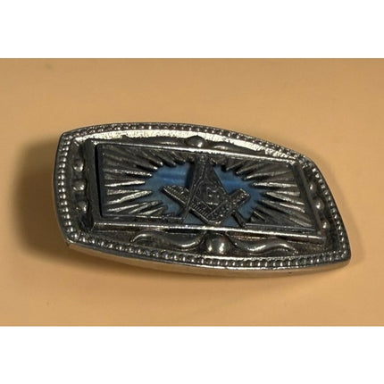 Vintage Masonic Belt Buckle Metal Collectible