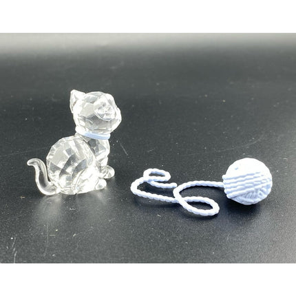 Swarovski Crystal Kitten Figurine #5268832 – Sitting Cat w/ Original Container