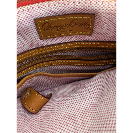 Dooney & Bourke Pebble Grain Geena Satchel Hot Pink Leather Handbag Purse MSRP $348