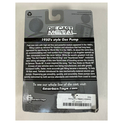 Gearbox Cadillac 1950s Style Gas Pump Die Cast Metal