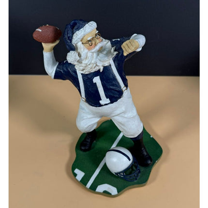 Penn State 1998 Game Day Santa Throwing Football Collegiate Collectable Figurine