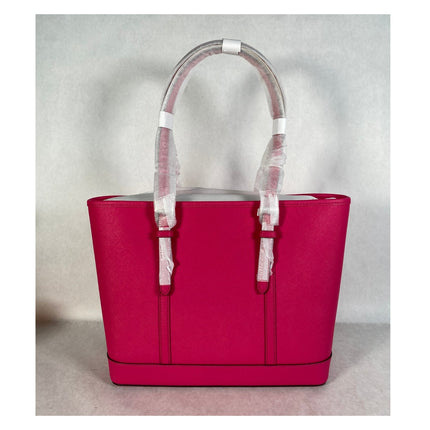 Michael Kors Jet Set Travel Small Saffiano Leather Top-Zip Tote Bag NWT MSRP $448