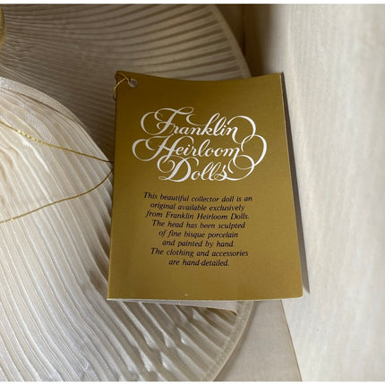 1991 Franklin Heirloom Marilyn Monroe Doll – “Seven Year Itch” 17" NIB