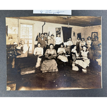 Late 1800s Newmanstown PA Ibach & Rader Cigar Factory Photos Set