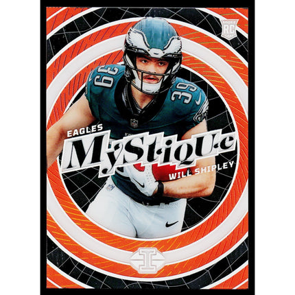Will Shipley 2024 Panini Illusions Mystique Orange #29 Philadelphia Eagles