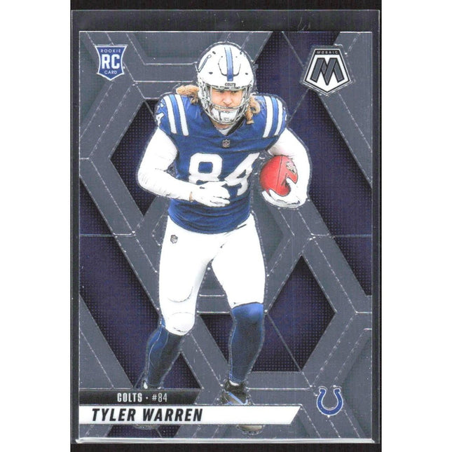 Tyler Warren 2025 Panini Mosaic #354 RC Indianapolis Colts
