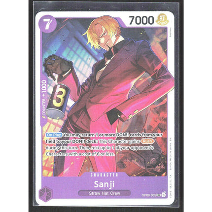 Sanji Premium Booster -The Best- Vol. 2 #OP09-065 Super Rare