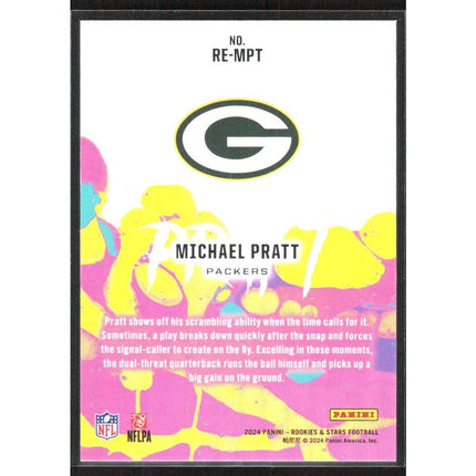 Michael Pratt 2024 Panini Rookies & Stars Rookie Exclusive #RE-MPT Packers