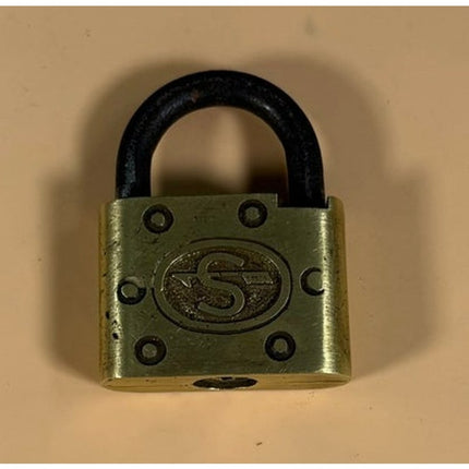 Slaymaker Lock Co Brass Padlock Antique Lock No Key 2.75 Inch