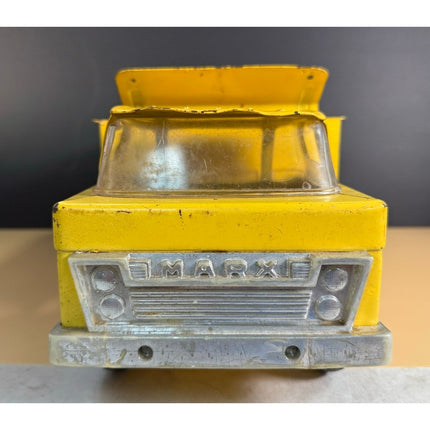 Marx 17" Dump Truck Large Pressed Steel Style Toy Truck Construction Collectible
