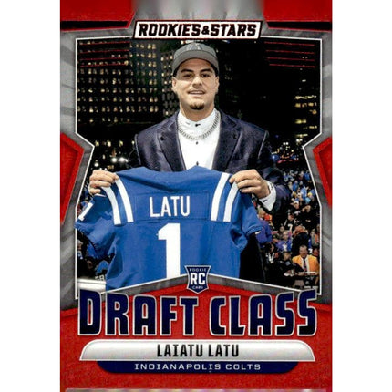 Laiatu Latu 2024 Panini Rookies & Stars Draft Class #DC-LAU Indianapolis Colts