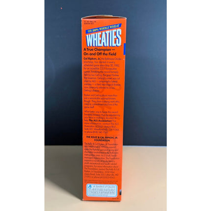 1996 Wheaties Cal Ripken Jr. Unopened Cereal Box MLB Collectible