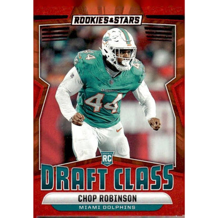 Chop Robinson 2024 Panini Rookies & Stars Draft Class #DC-CRN Miami Dolphins