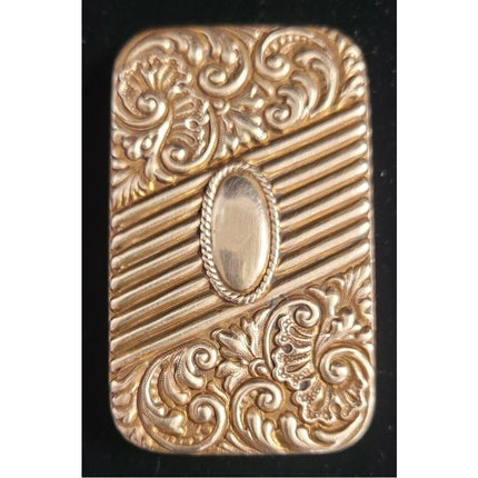 VTG 1920s Charles Wacker & Bro. Brewers Match Safe / Vesta Case Lancaster, PA