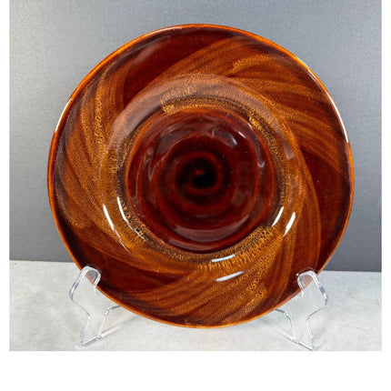 Sakura Port of Call 8" Tortoise Shell Brown Salad Dinner Plates Set of 3