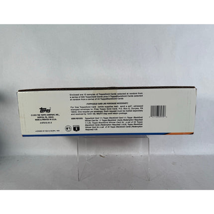 1993 Fleer Baseball Logo Stickers & Trading Cards Sealed Box Series 1 & 2