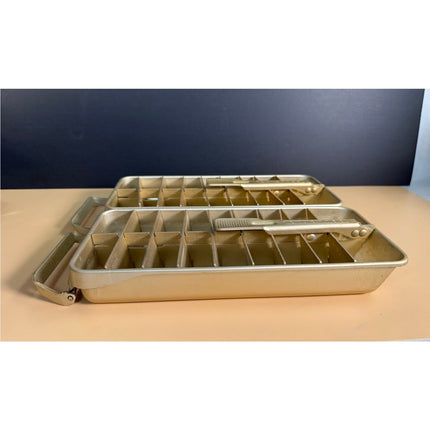 Lot of 2 Quickcube Ice Cube Trays Vintage Kitchen Freezer Trays Retro Household