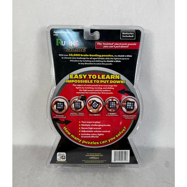 Rubik's Slide Electronic Puzzle Game 10,000+ Challenges Brain Teaser SEALED