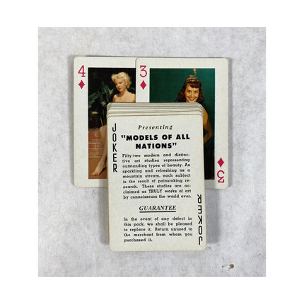 Models of All Nations Playing Cards – Complete Deck with Original Box
