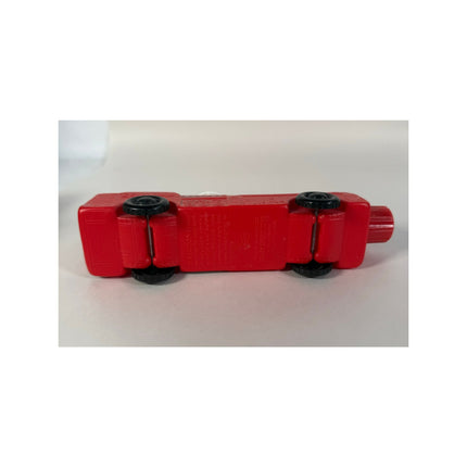 Vintage 1960`s Soaky Speed Toys Fire Engine & Ladder Truck Soap Bottles