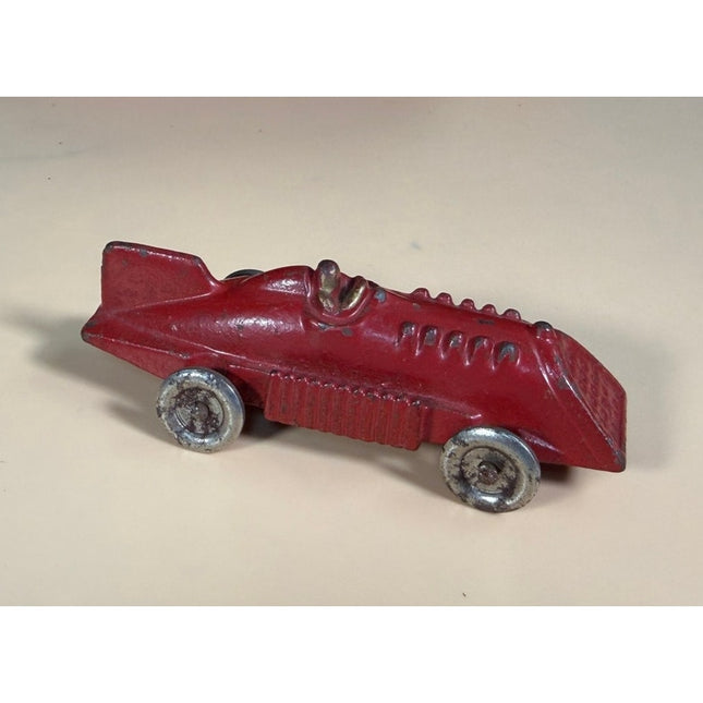 Hubley 4" Fintail Racer Original Vintage Cast Iron Race Car