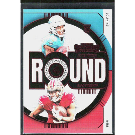 Isaac Guerendo / Jaylen Wright 2024 Panini Contenders Round Numbers #17