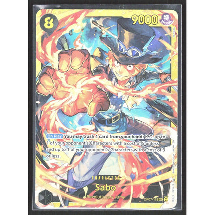 Sabo Premium Booster -The Best- Vol. 2 #OP07-118 Secret Rare