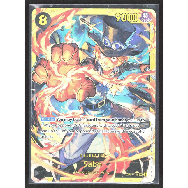 Sabo Premium Booster -The Best- Vol. 2 #OP07-118 Secret Rare