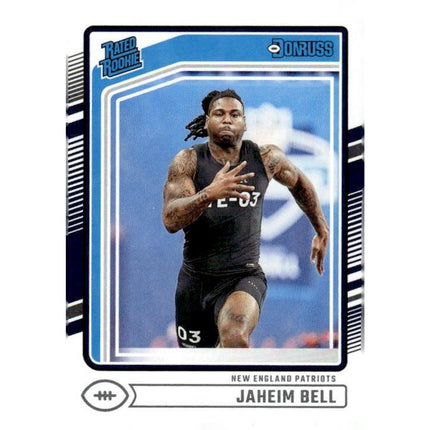 Jaheim Bell 2024 Donruss Canvas #337 RC New England Patriots
