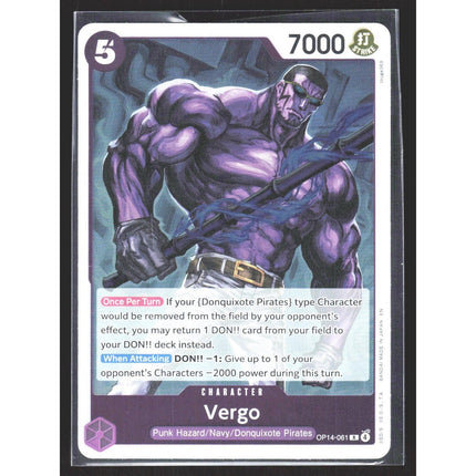 Vergo The Azure Sea's Seven #OP14-061 Rare