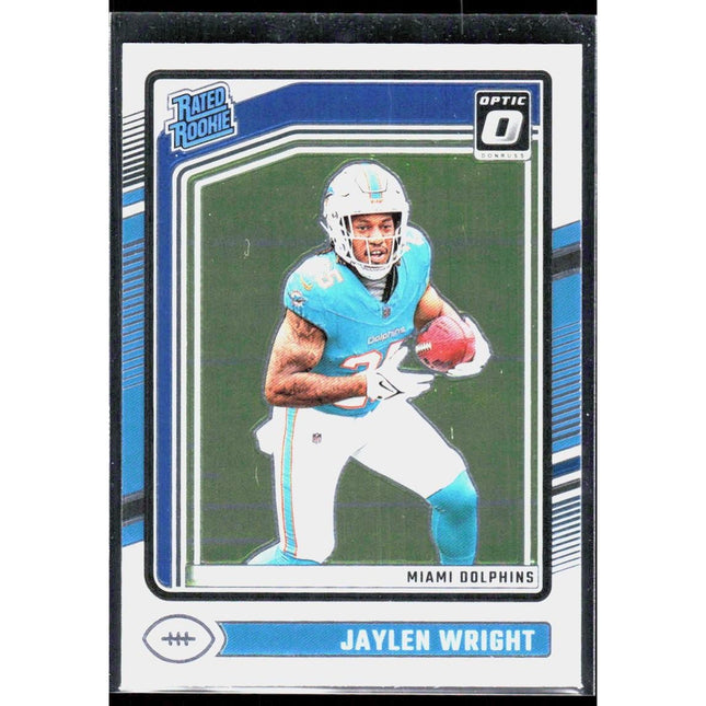 2024 Donruss Optic #249 RC Jaylen Wright Miami Dolphins
